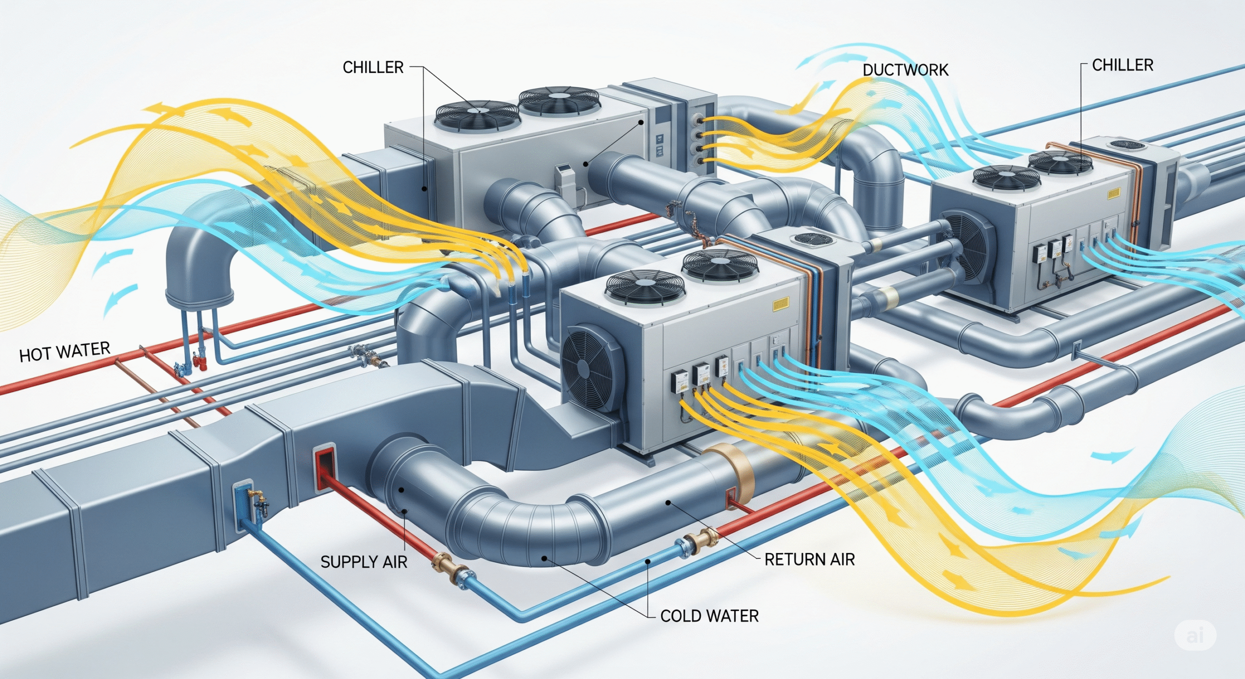 HVAC MEP Thumb Rules – CFM, Duct, Chiller, Pipe, Airflow Sizing Guide (Level 1)