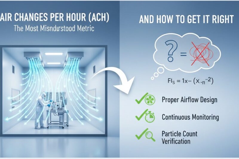 Air Changes per Hour (ACH) in Cleanrooms: The Most Misunderstood Metric (and How to Get It Right)